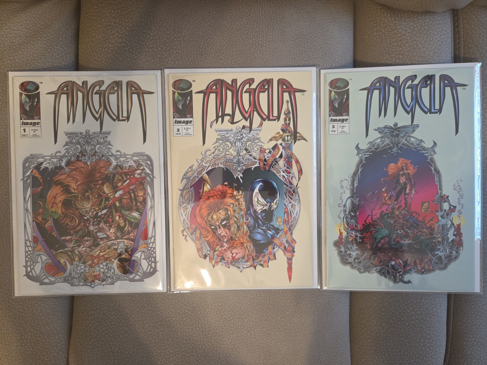 ANGELA #1-3 2 (Image 1994) Complete Run 1st SOLO SERIES