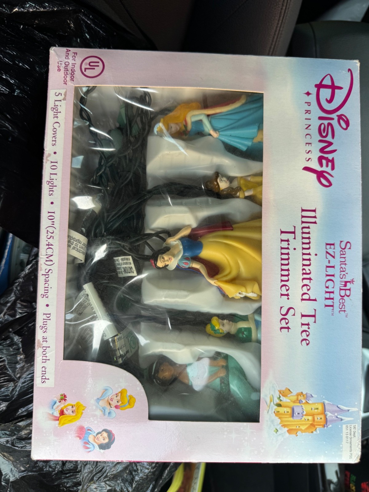 vintage disney princess’s Christmas lighting set. Original packaging. Un opened.