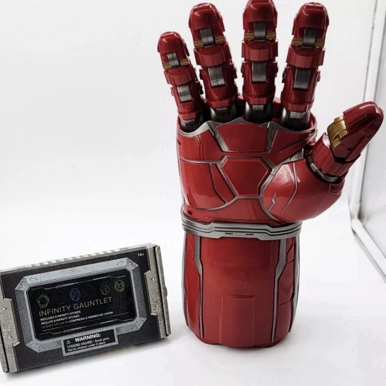 NEW Disney Parks Avengers Vault Iron Man Nano Infinity Gauntlet w/Stones
