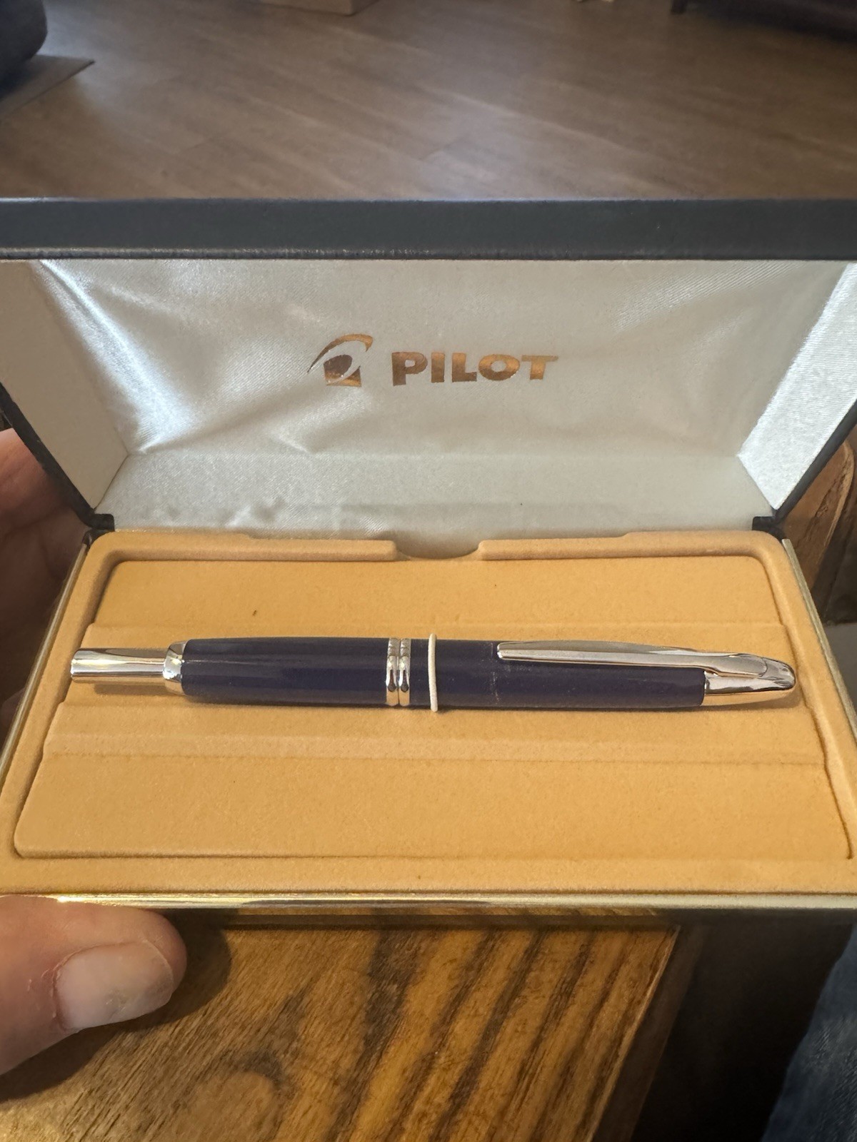 Pilot Namiki Vanishing Point Navy Fountain Pen