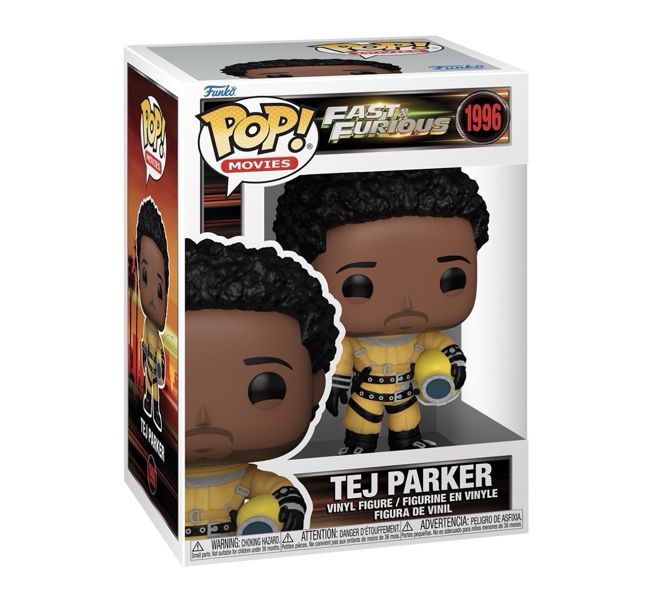 Funko POP Fast & Furious Tej Parker Ludacris Figure 1996 + Protector