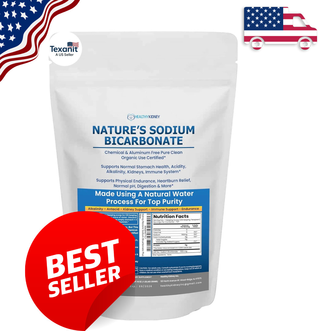 Nature’S Sodium Bicarbonate Organic Use Aluminum Free Baking Soda. No Chemical P