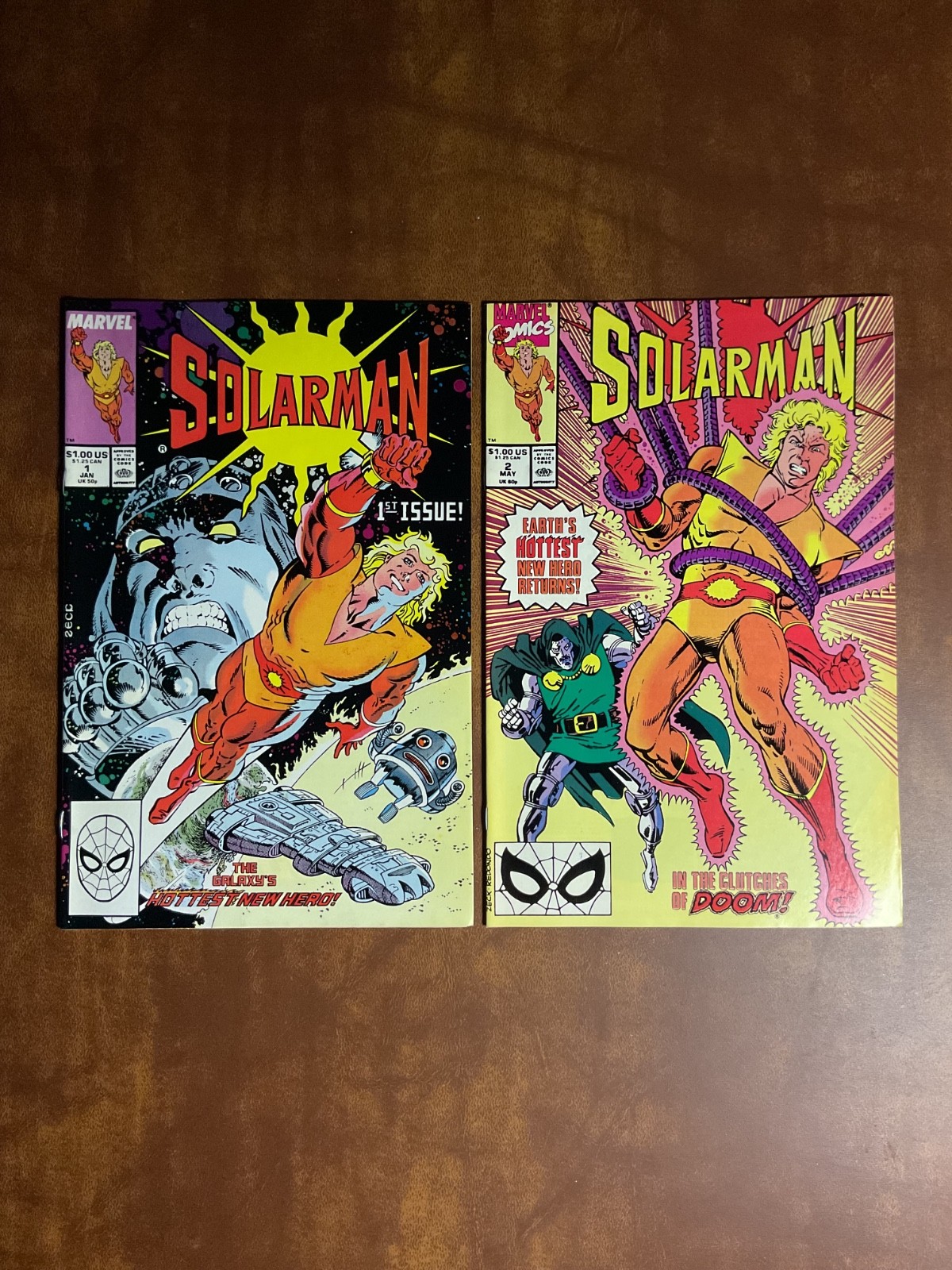 Solarman #1-2 (1989)- 1st Issue, Stan Lee, Jim Mooney