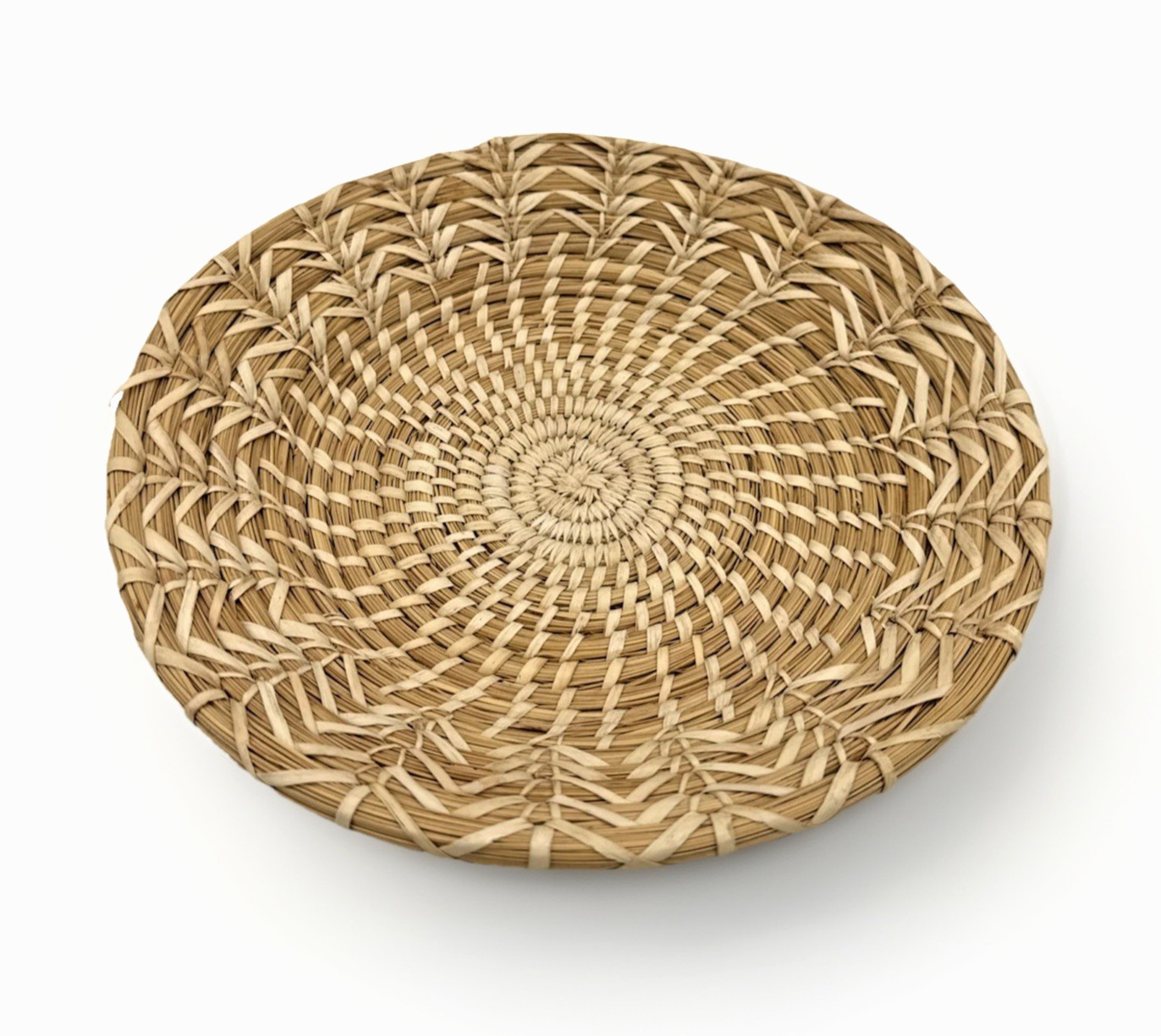 Papago Tohono O’odham Hand Woven Basket Arizona Native American Decor 11\