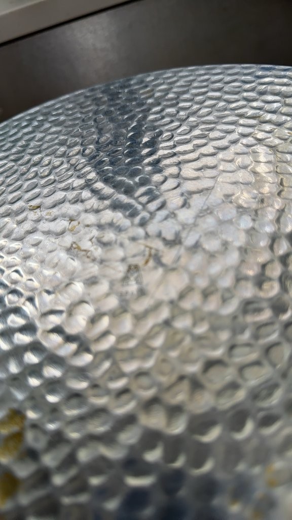 Vintage Hammered Aluminum Serving Tray