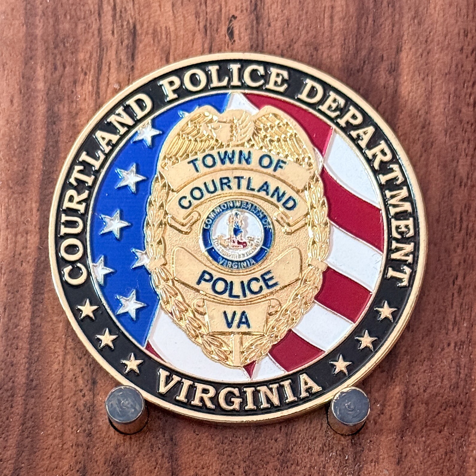 Courtland Virginia Police Department Challenge Coin  1#45