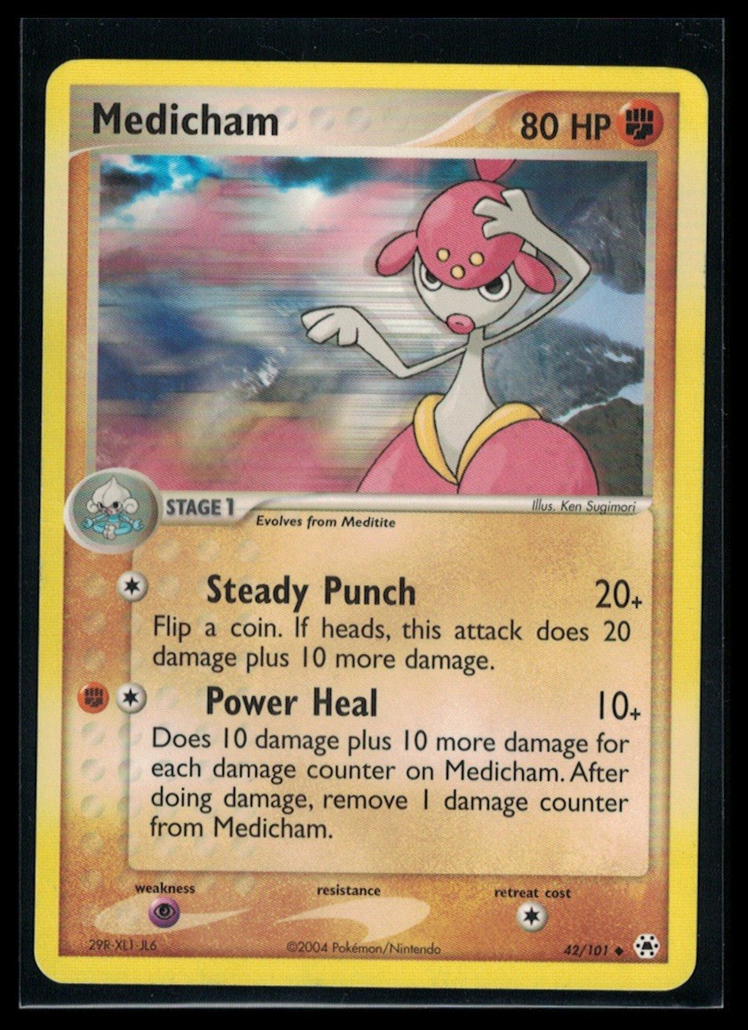 Pokémon TCG Medicham EX Battle Stadium 42/101 Regular Uncommon