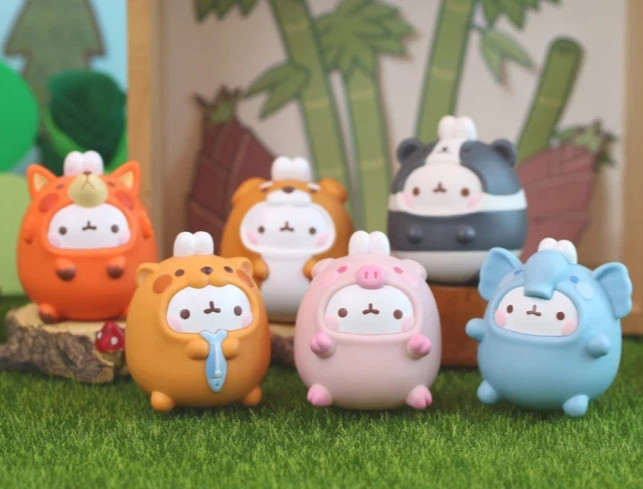 Molang and Animal Friends Version 6 Figure Full Set Vol.2 Genuine