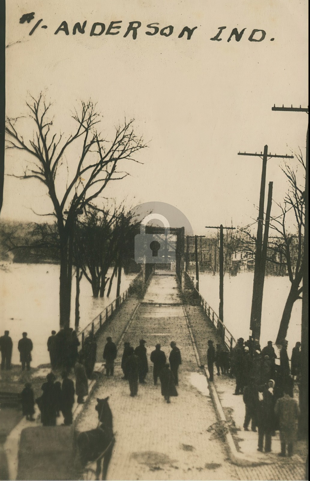 Anderson IN Indiana View RPPC Photo Postcard COPY