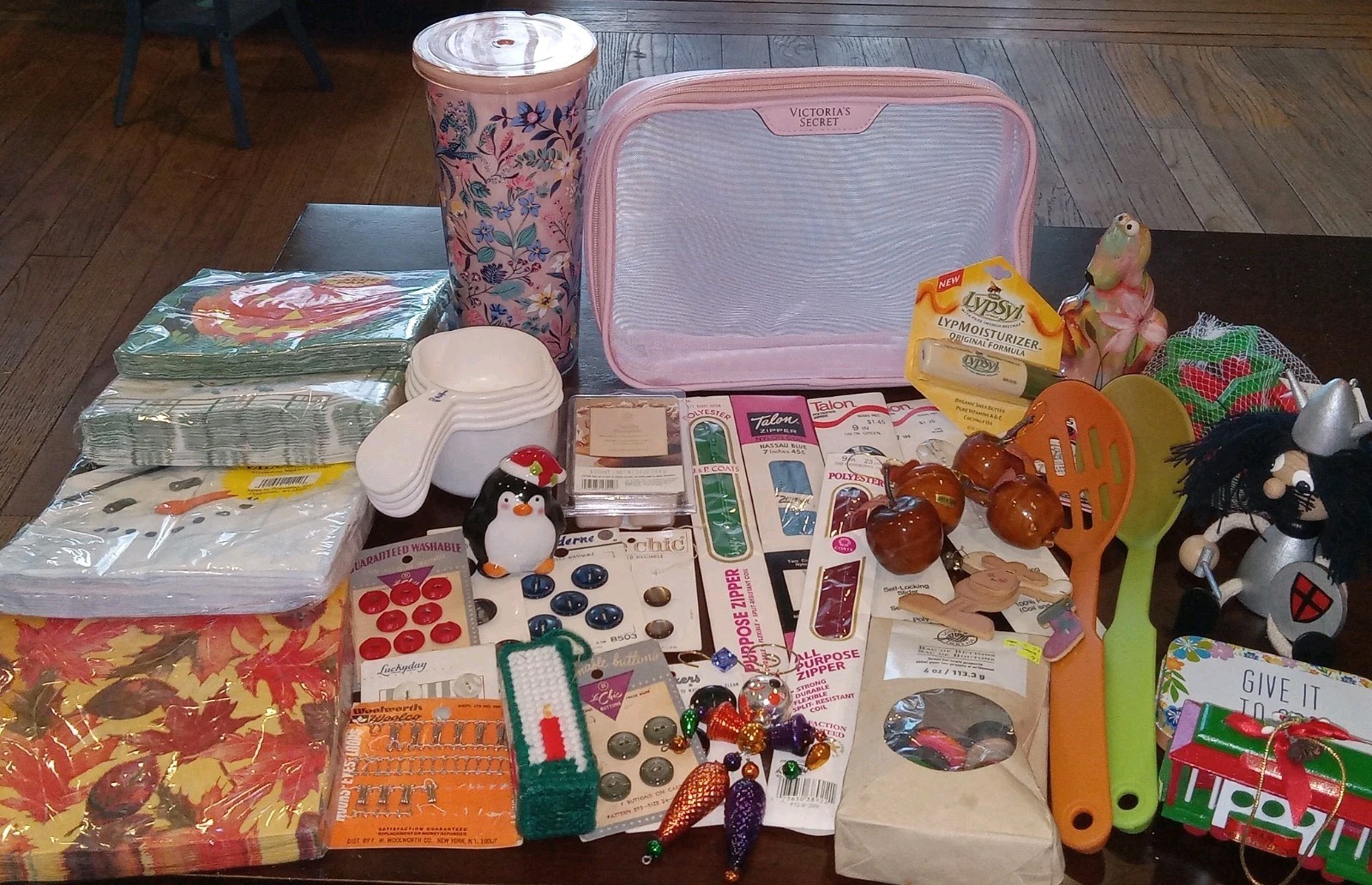 grandma junk drawer lot Crafts Vera Bradley Victoria\'s Secret Lot of 40+ items