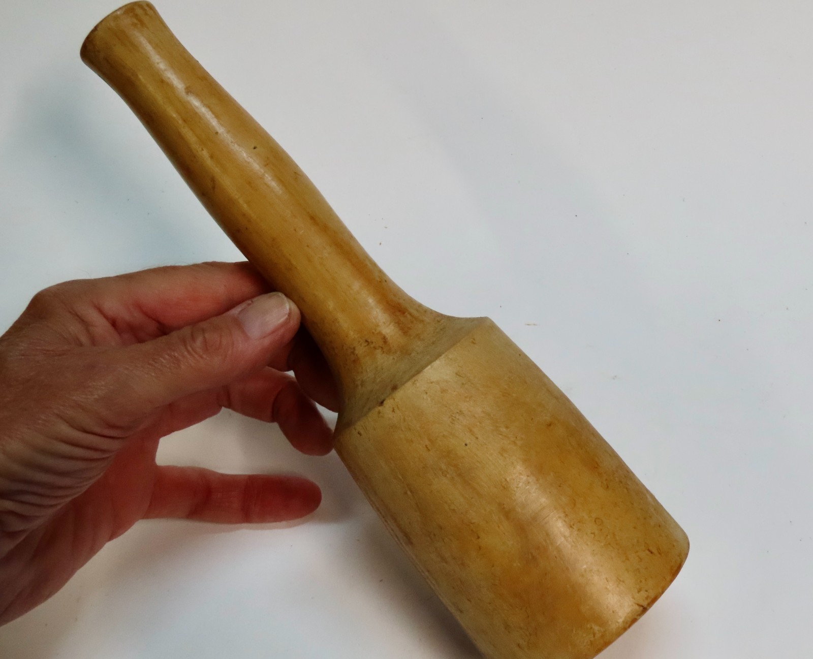 Woodworker’s Wood Mallet, Good Condition, 10 Inches By 3 Inches, Made In Haiti