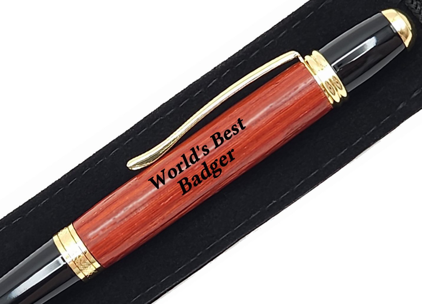 Gift For Badger World\'s Best Badger Present Engraved Pen Gift For Badger World\'s Best Badger Present Engraved Pen
