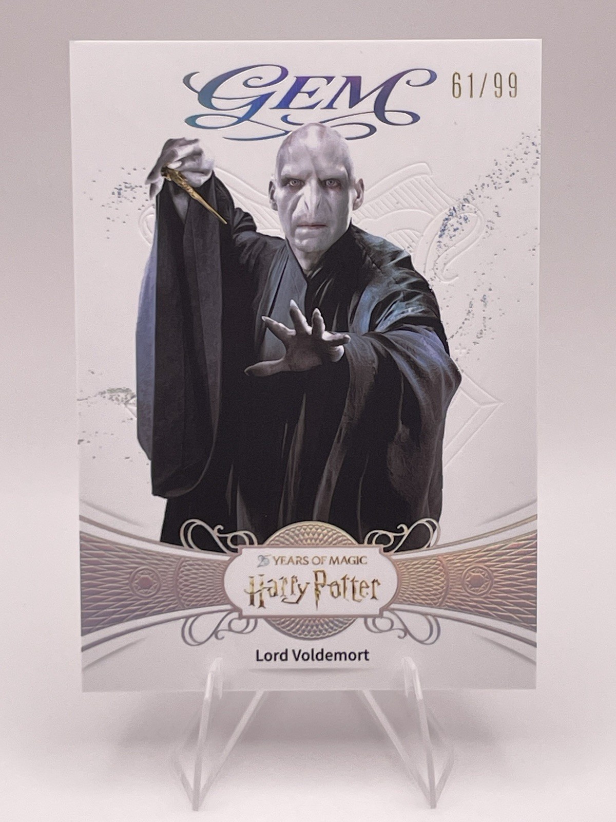 2026 Kakawow GEM Harry Potter 25th Anniversary LORD VOLDEMORT Base /99 #GHP-B-08
