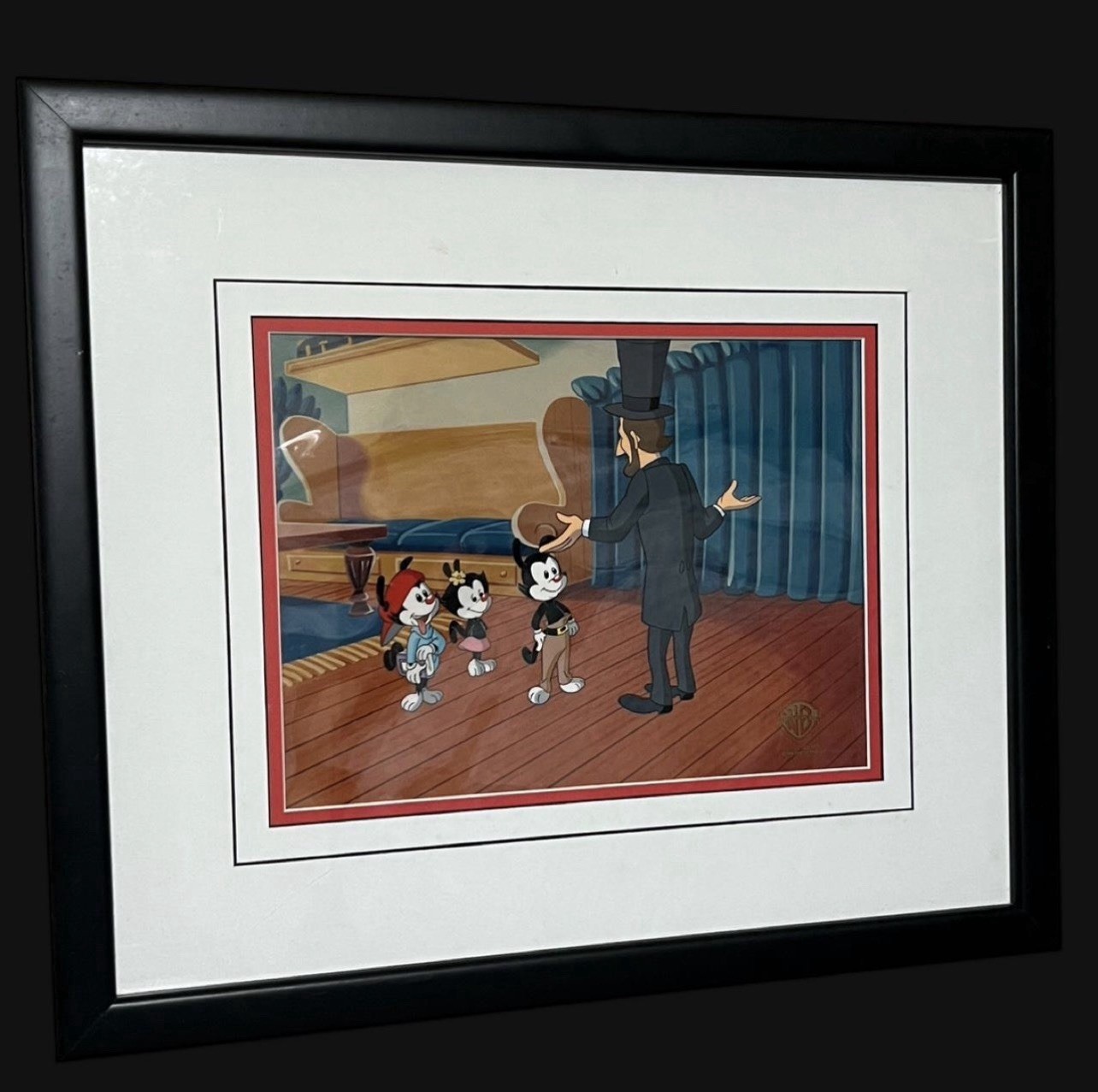 Animaniacs “Four Score And Seven Migraines Ago” Animation Production Cel W/ COA Animaniacs “Four Score And Seven Migraines Ago” Animation Production Cel W/ COA