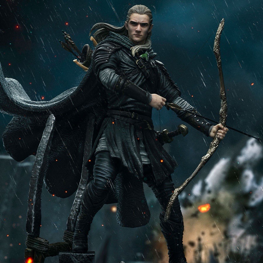 LEGOLAS Unleashed IRON STUDIOS 1/10 Scale 12” Polystone Statue LORD OF THE RINGS