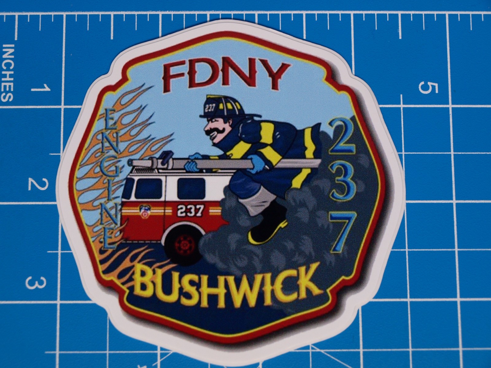 FDNY Engine 237 Bushwick vinyl decal