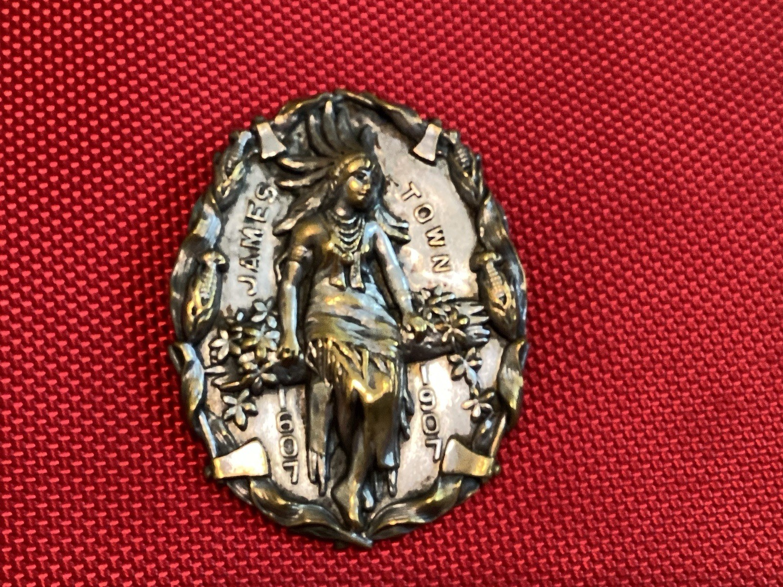 Vintage Tricentennial Jamestown 1607 1907 Pin James Town