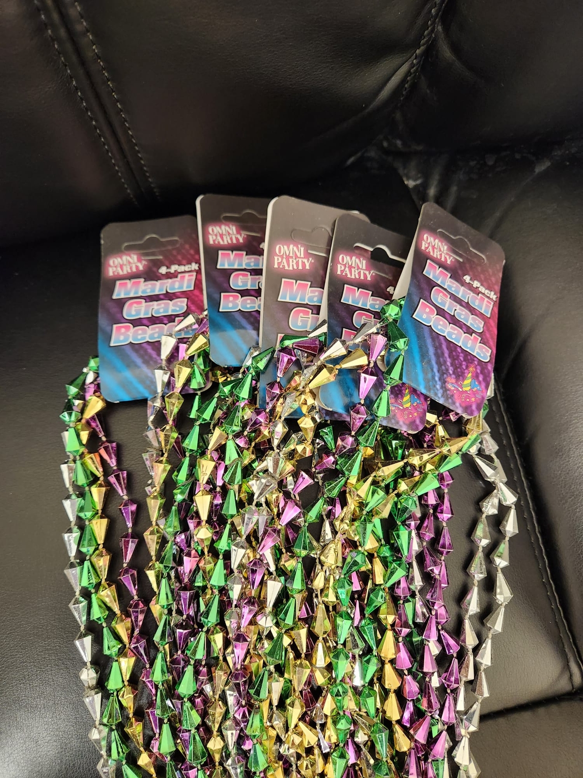 Mardi Gras Beads necklace 5 of 4pk (20 necklaces)