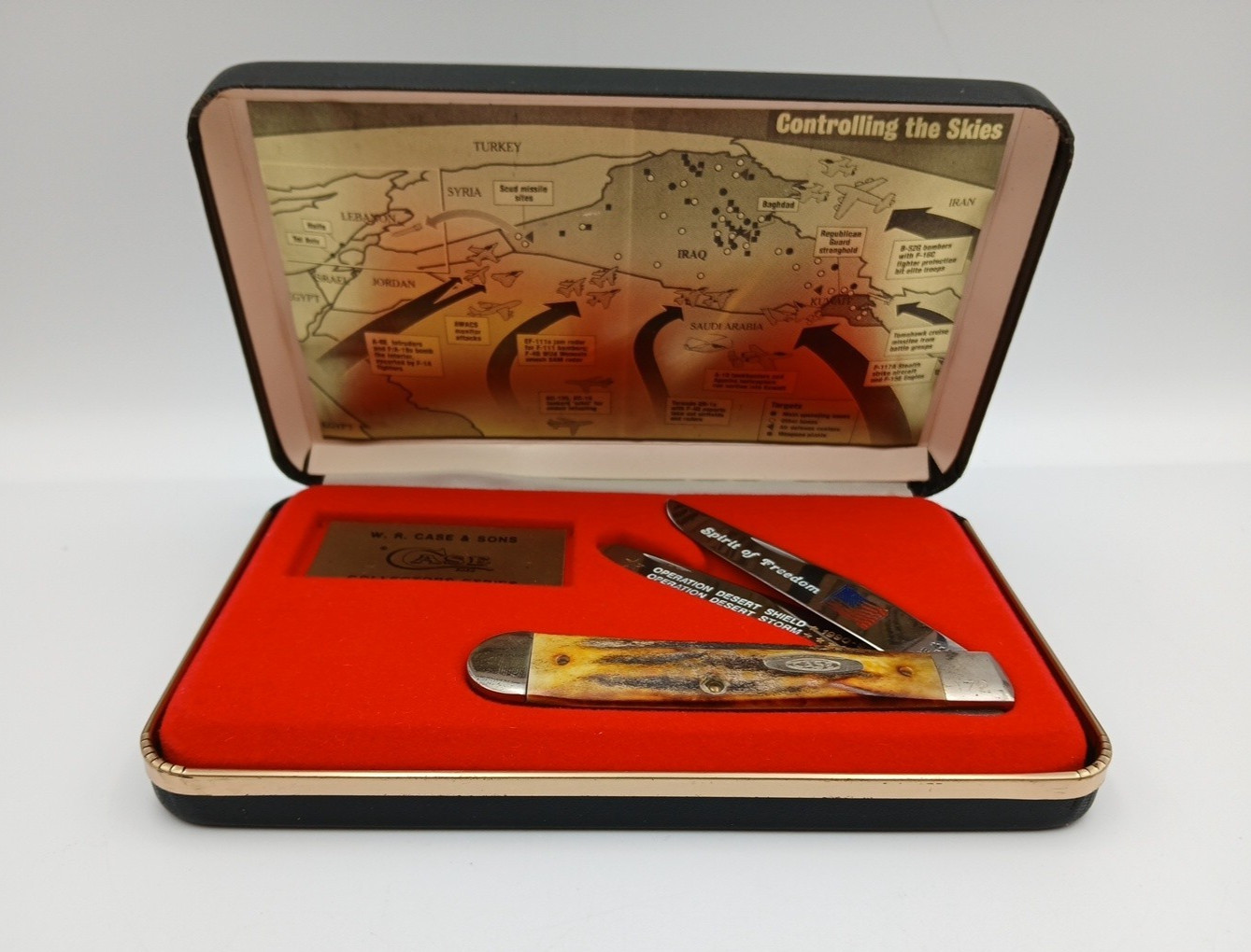 Case XX Collectors Series Spirt of Freedom Knife with Case #5254 USA 1 of 200