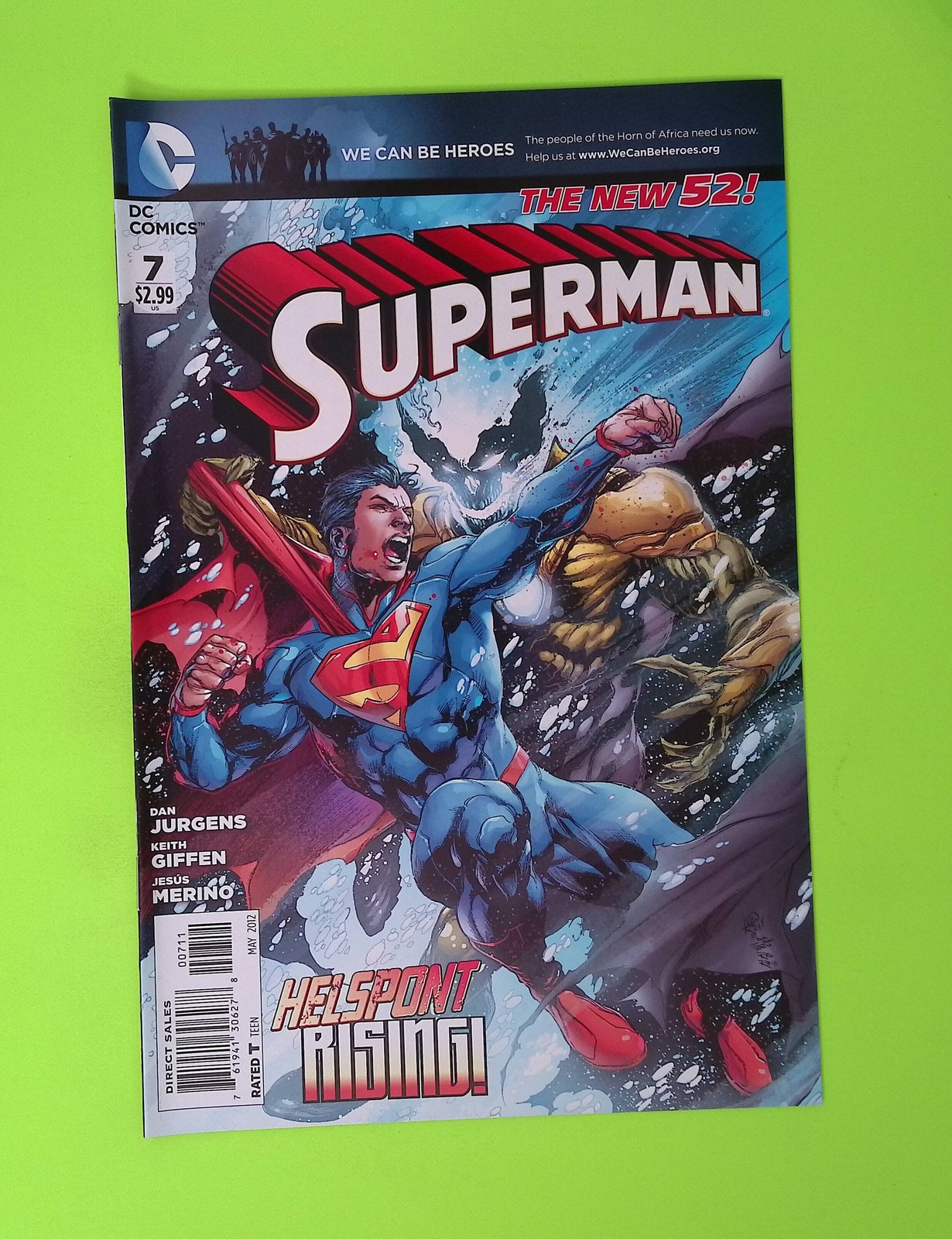 Superman #7 Vol. 3 2012 DC Comics High Grade Comic Book X55-103