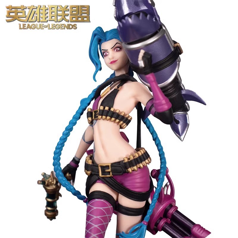 League of Legends LOL CMGE 3D Pen Jinx Figure Anime Statue Collectible Figurine