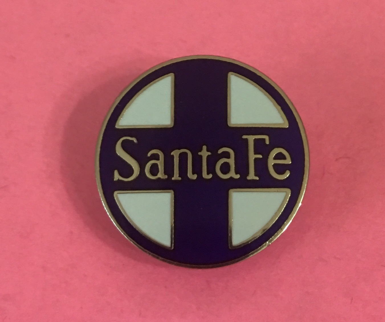 Railroad Hat-Lapel Pin/Tac - ATSF Santa Fe  #1001-NEW