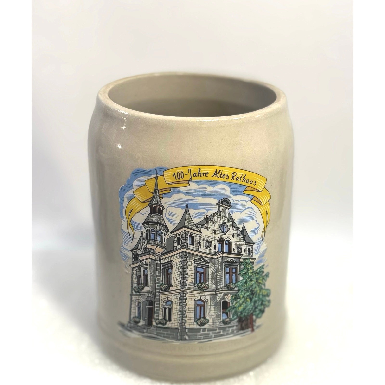 1986 German Stoneware Beer Stein commemorating anniversary of  \