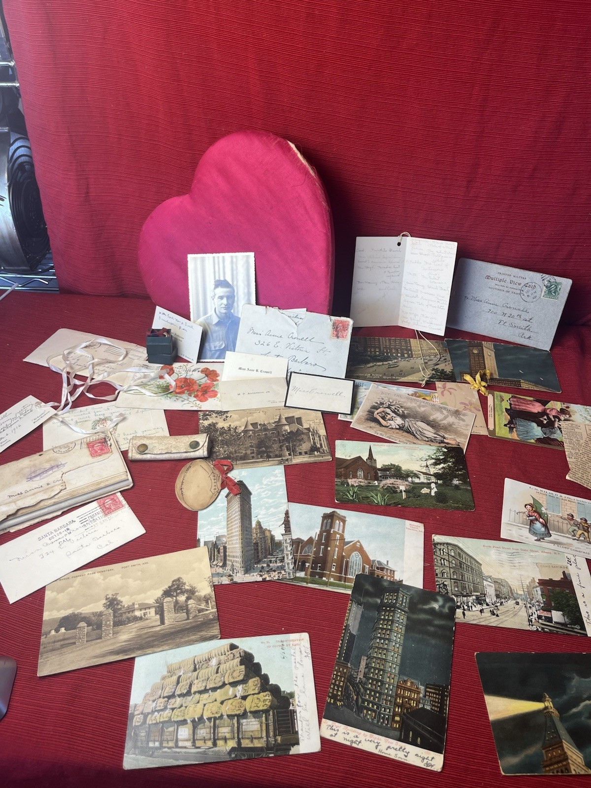 Letters to Grandma Annie Cromwell Santa Barbara From Jimmie Postcards Ephemera