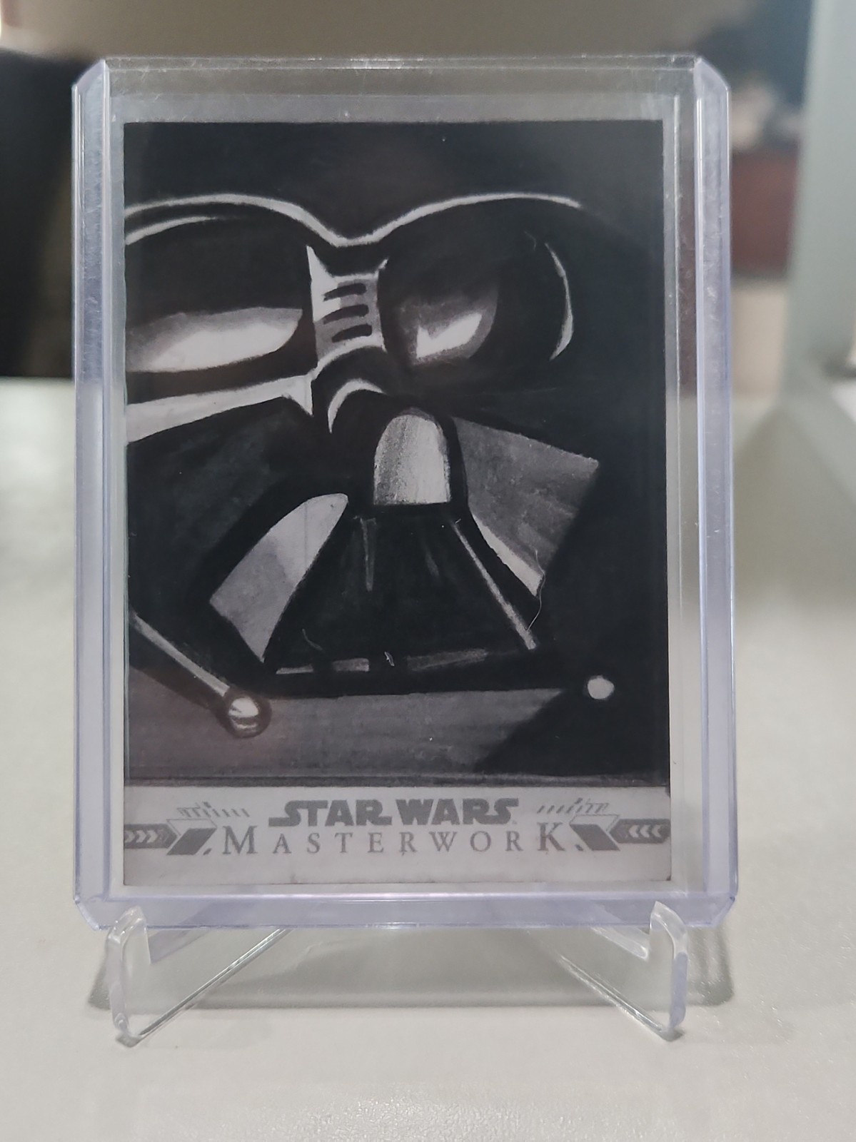 Topps Star Wars Masterworks 1/1 Darth Vader Sketch By Rugved Bhuskute