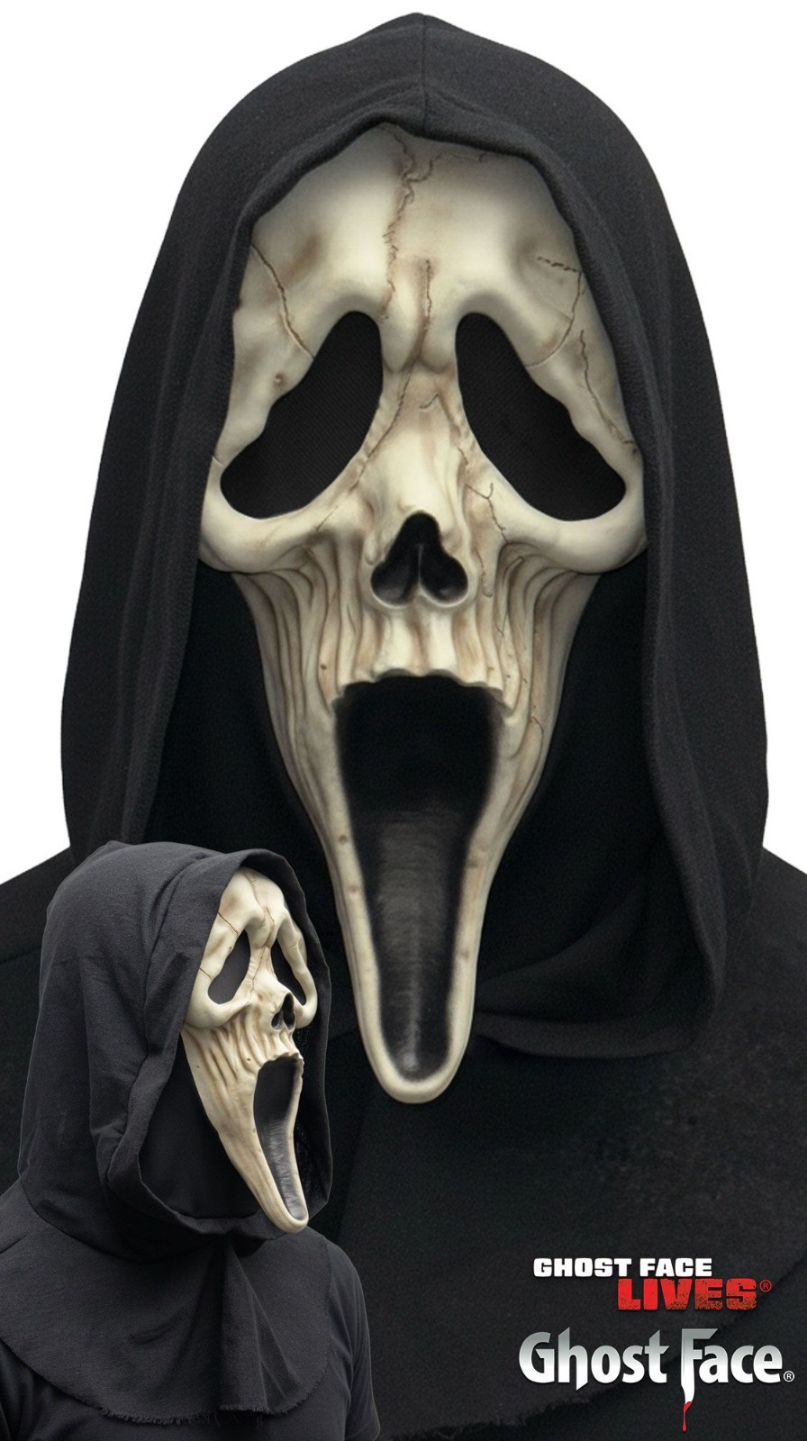 Ghostface Reaper Mask Fun World  In Stock 