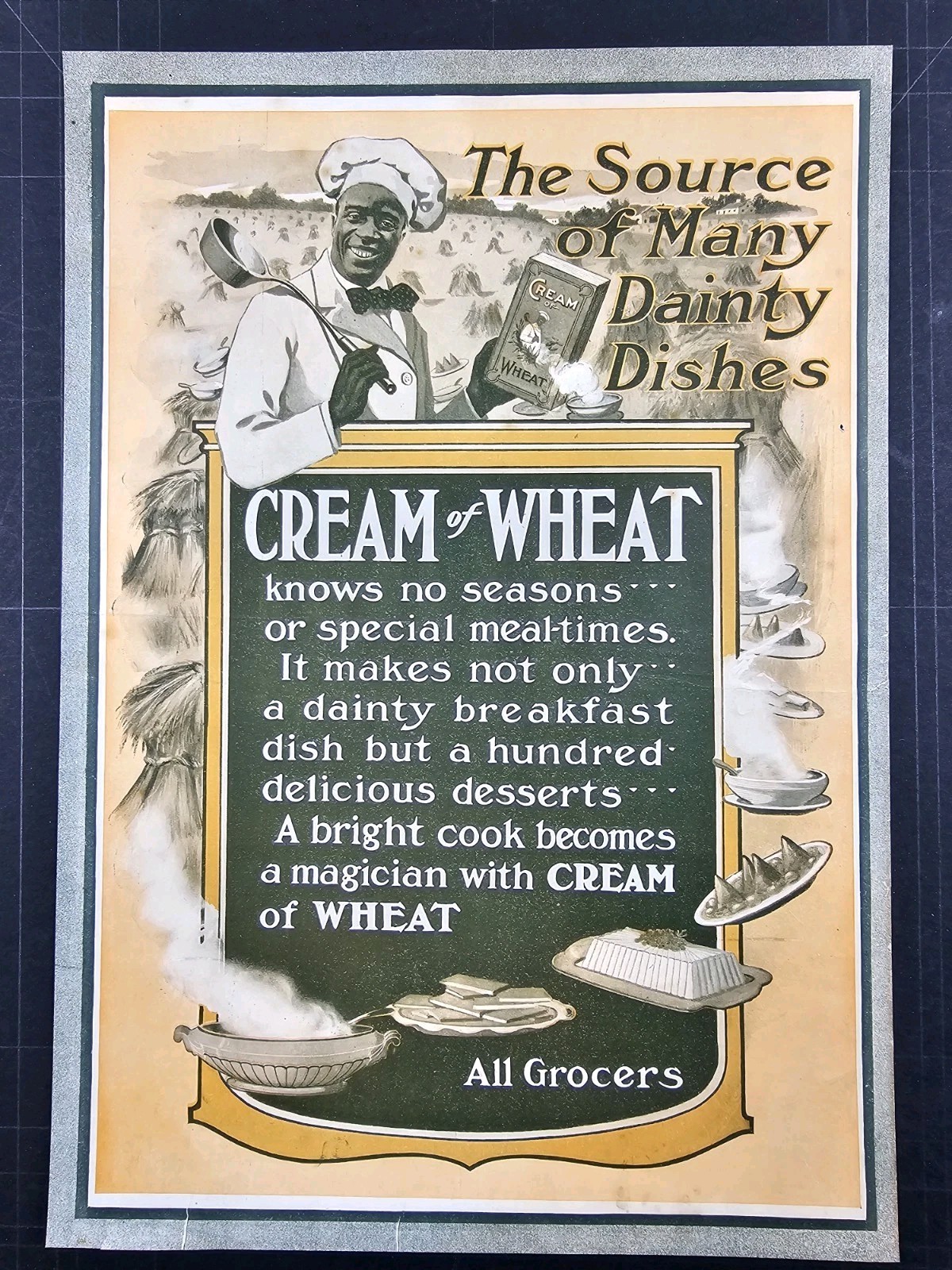 1903 Cream of Wheat magazine ad, \