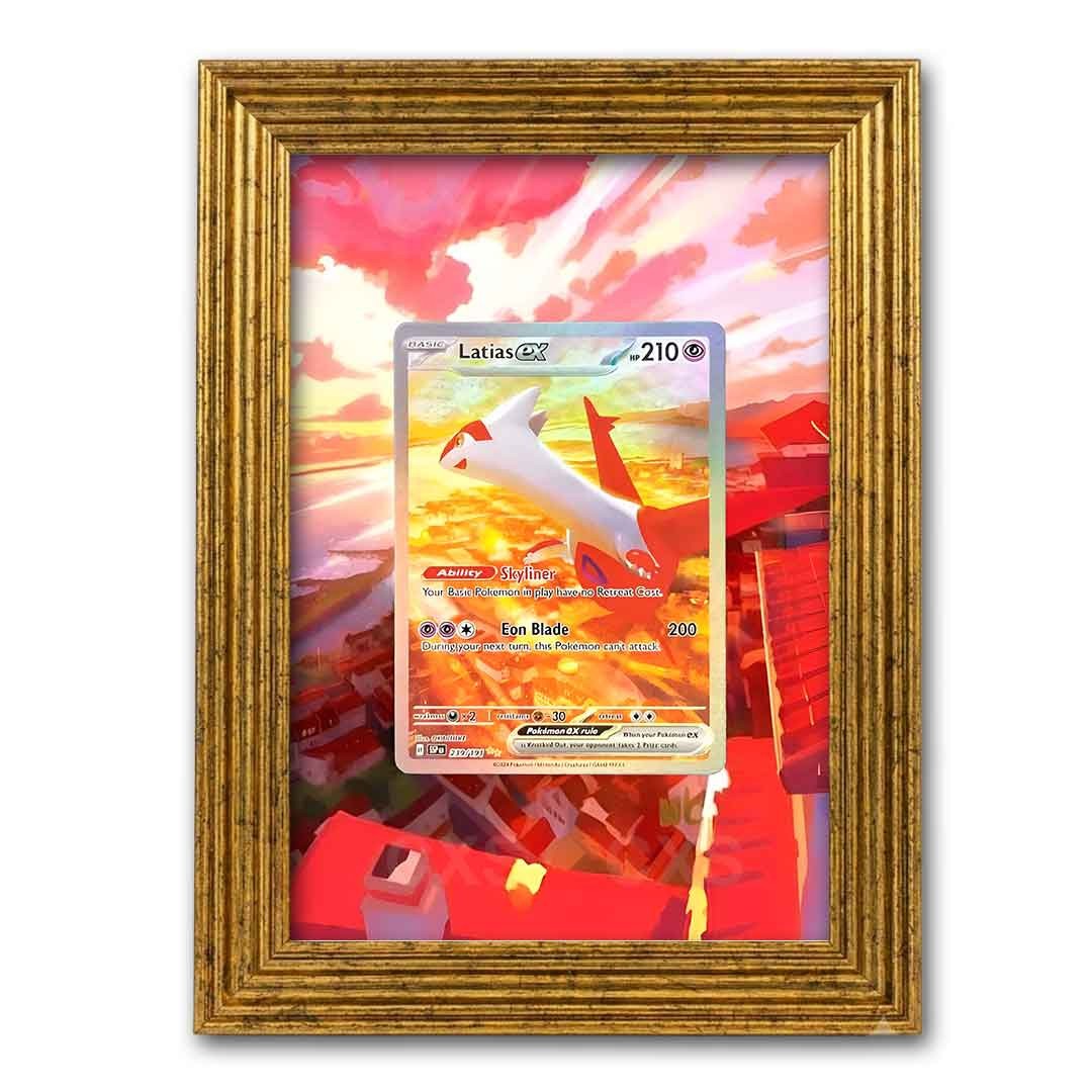 Latias ex 239/191 Gold Frame and Art Insert