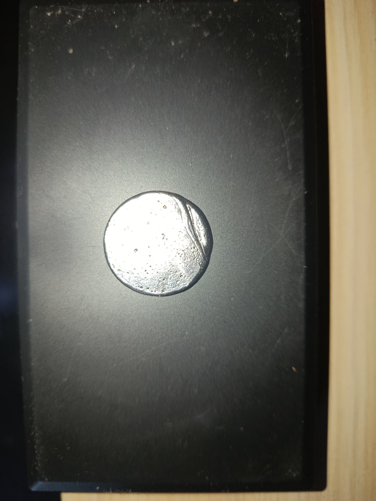 Platinum and lead metal coin 21 gram from UK nugget genuine authentic