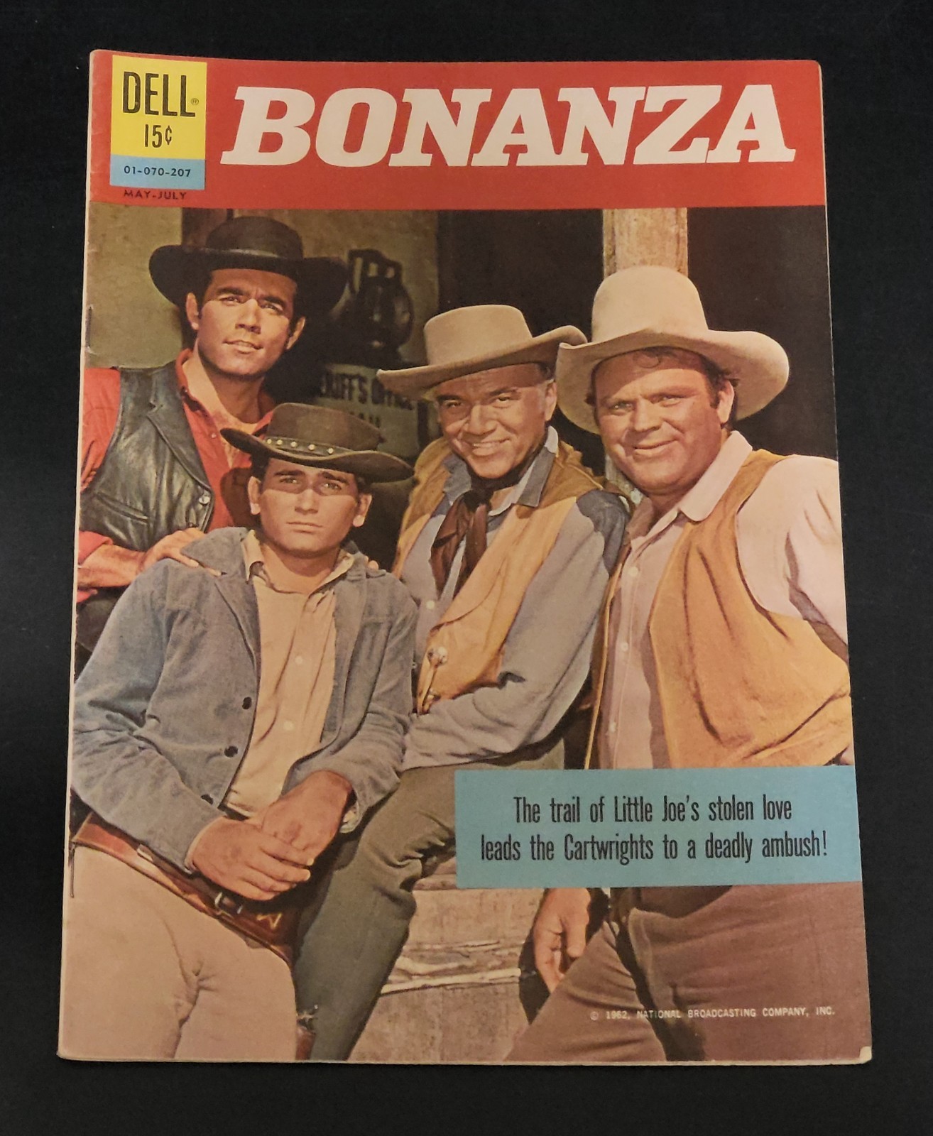 Bonanza (1962) #01070-207 Family TV Photo CVR Greene Landon Blocker Roberts  FN+