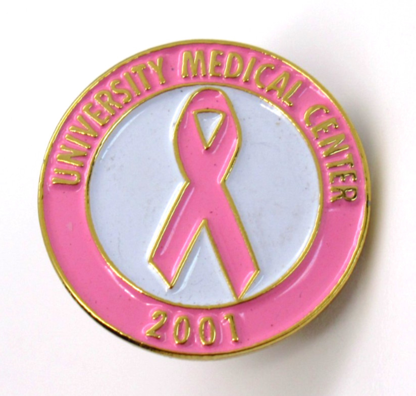 University Medical Center Breast Cancer Awareness Pin 2001 Pink Ribbon
