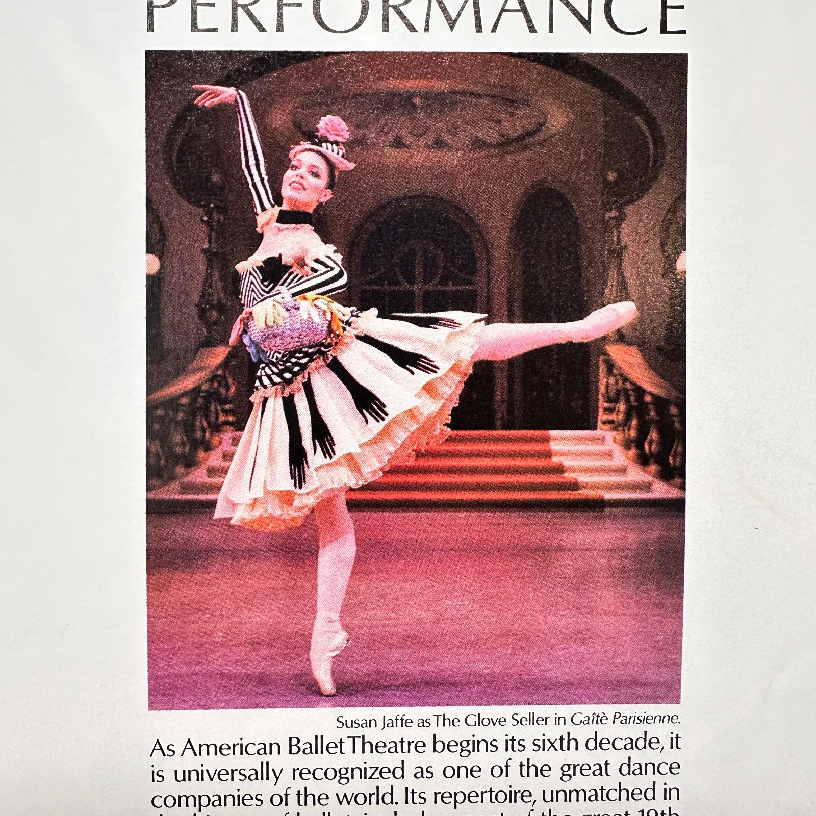 1991 Movado Museum Watch Sports Edition Vintage Print Ad Ballet Dancer Advert