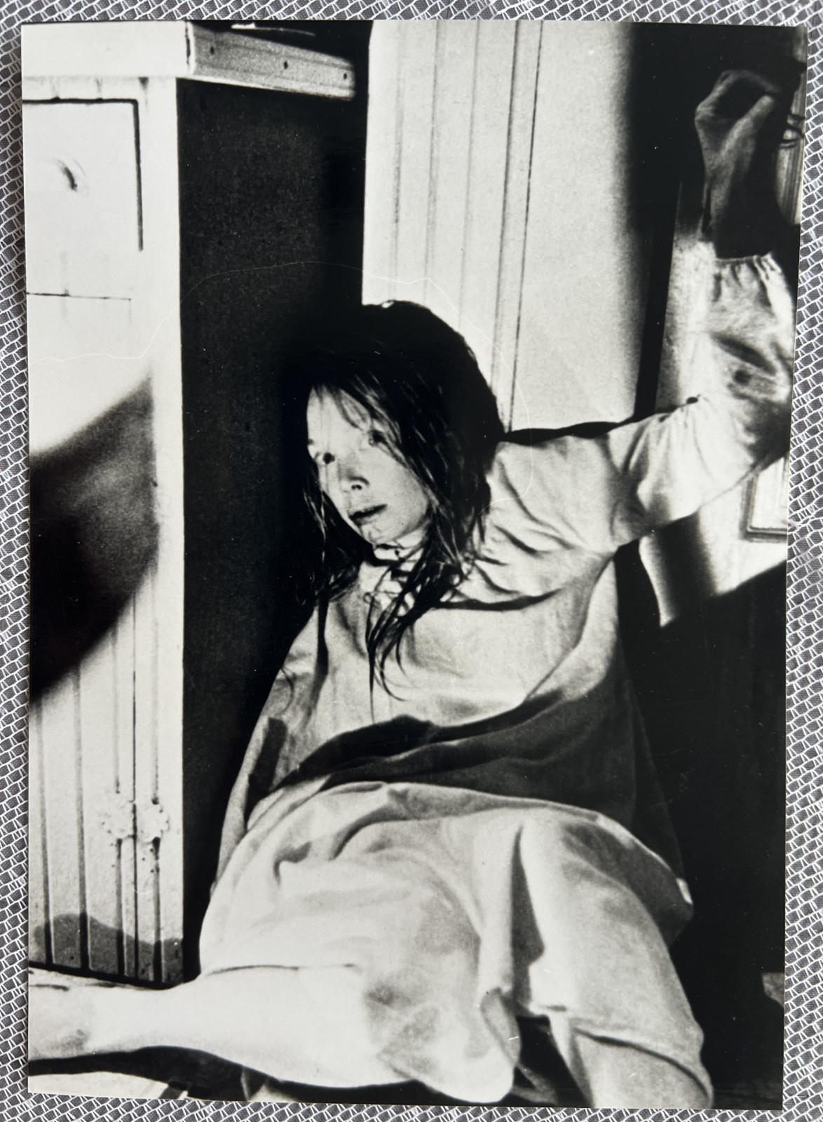 Original Press Photo Press Text Carrie Sissy Spacek Brian De Palma Horror 12x17