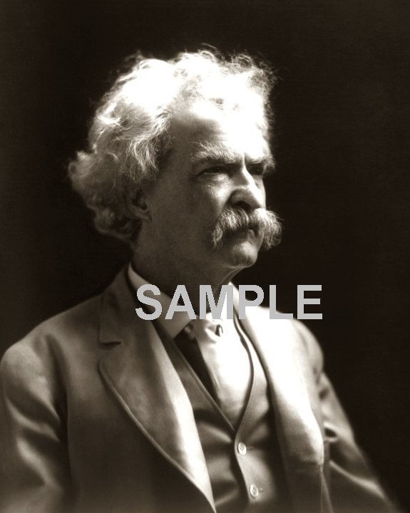 1909 MARK TWAIN Definitive PHOTO (139-w )