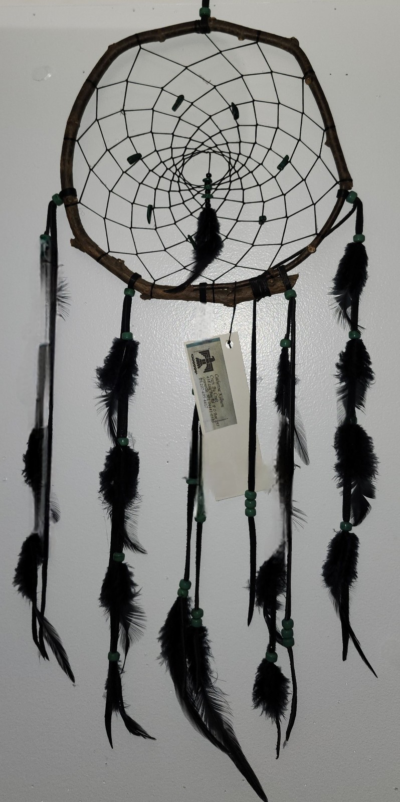 Hand Made Native American Dream Catcher  authentic materials artisan art