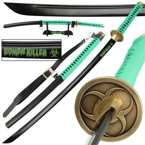 Zombie Killer High Carbon Steel Full Tang Katana Sword SS-787) Zombie Killer High Carbon Steel Full Tang Katana Sword SS-787)