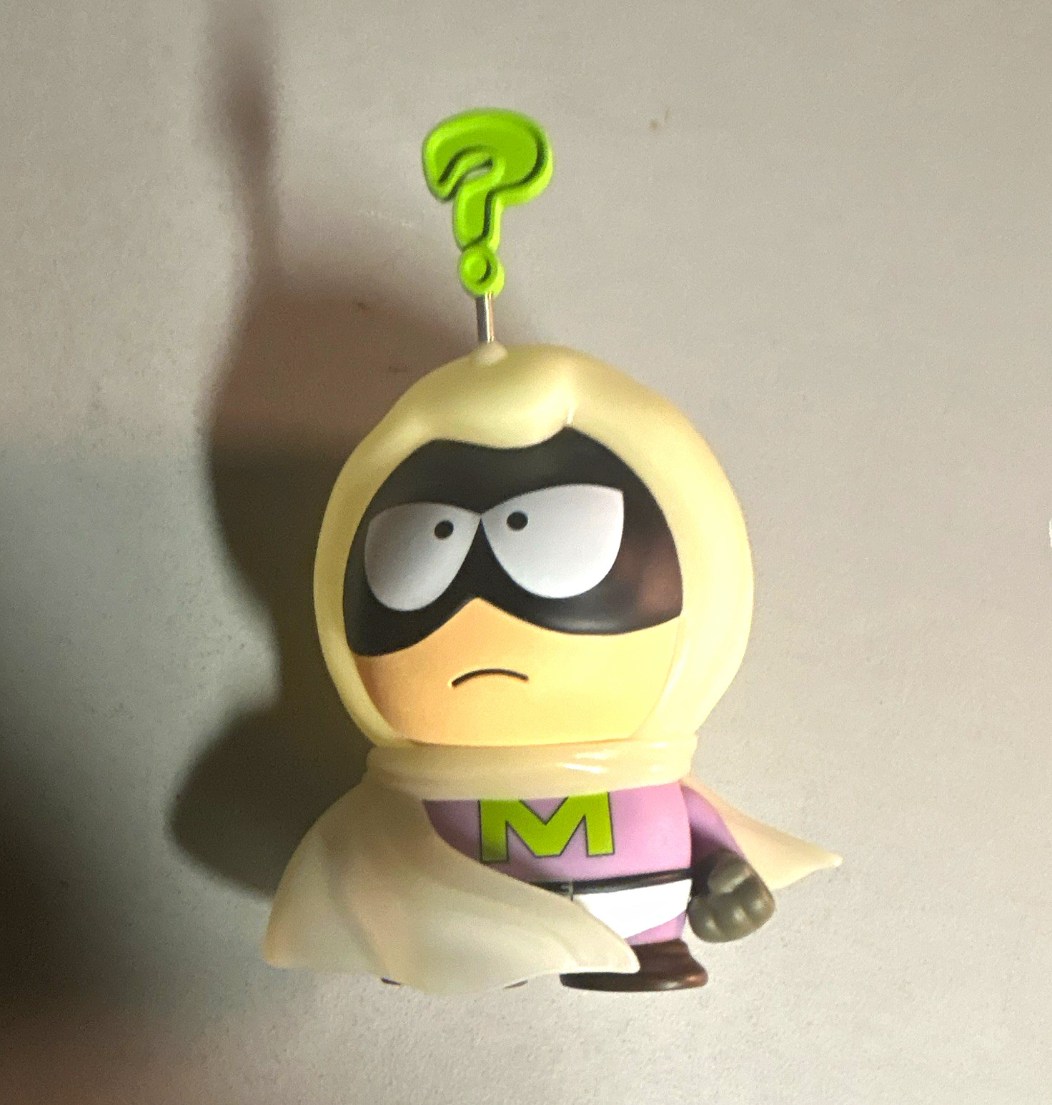 Mysterion Plastic Glow in the dark figure from South Park TFBW video game.
