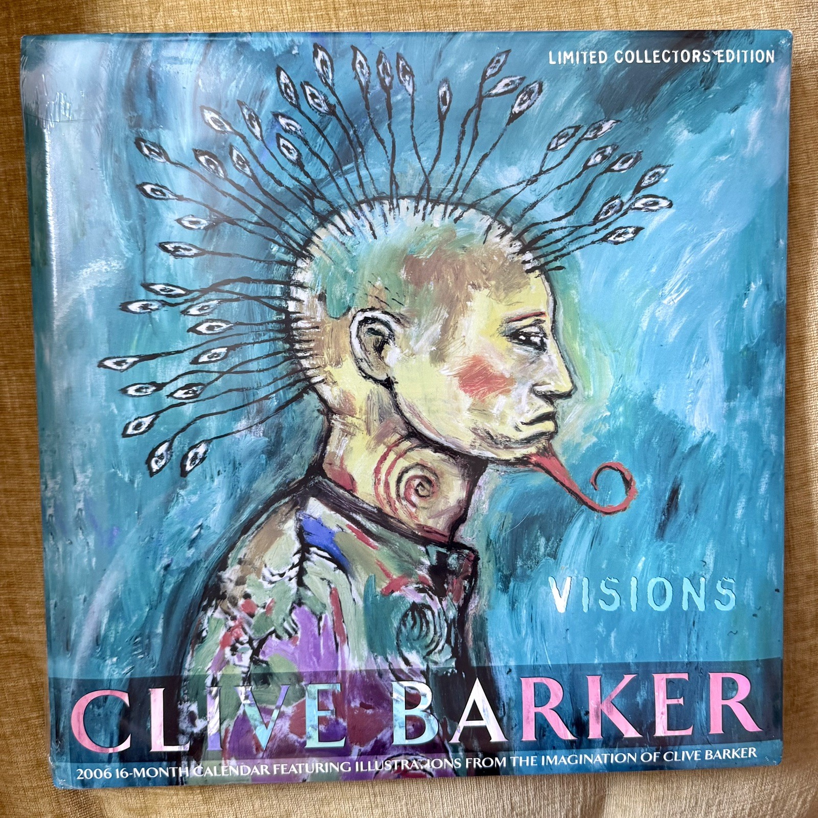 Clive Barker's Visions 2006 Calendar, released 2005, in original cellophane