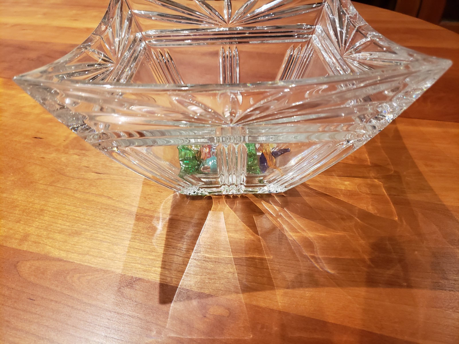 Great Art Deco style Crystal vase, ca. 1990s, 8