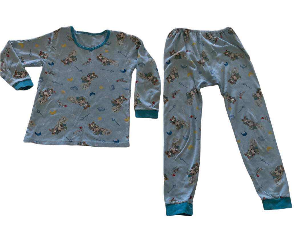 Rare Nexon Video Game MapleStory Anime Kids Pajama Set PJ\'s Sz M 7/8 Mega Star 