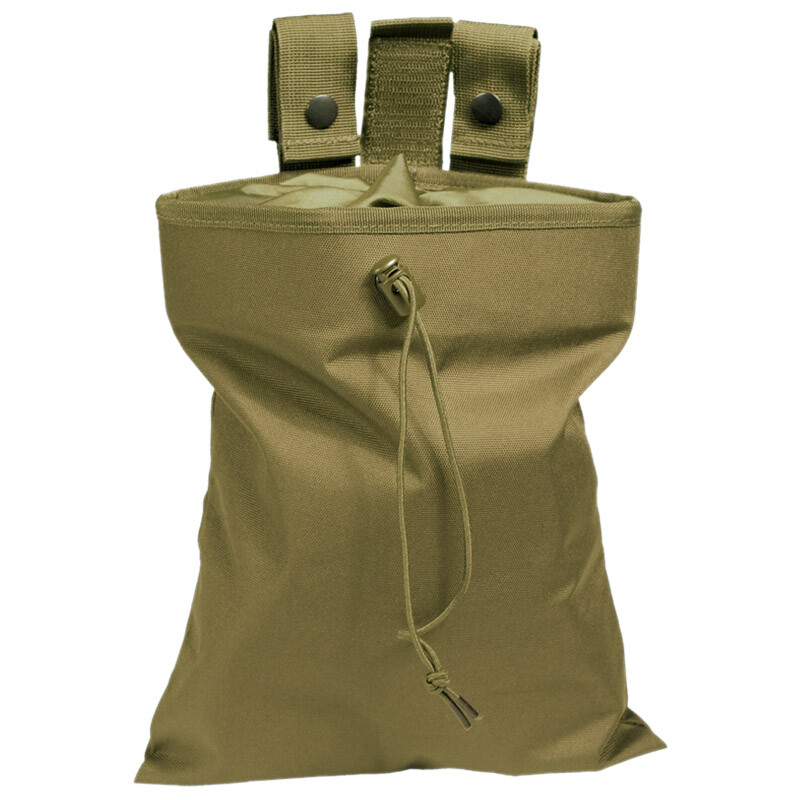 Tactical Patrol Empty Shell Ammo Magazine Drop Pouch Airsoft Webbing Coyote Tan