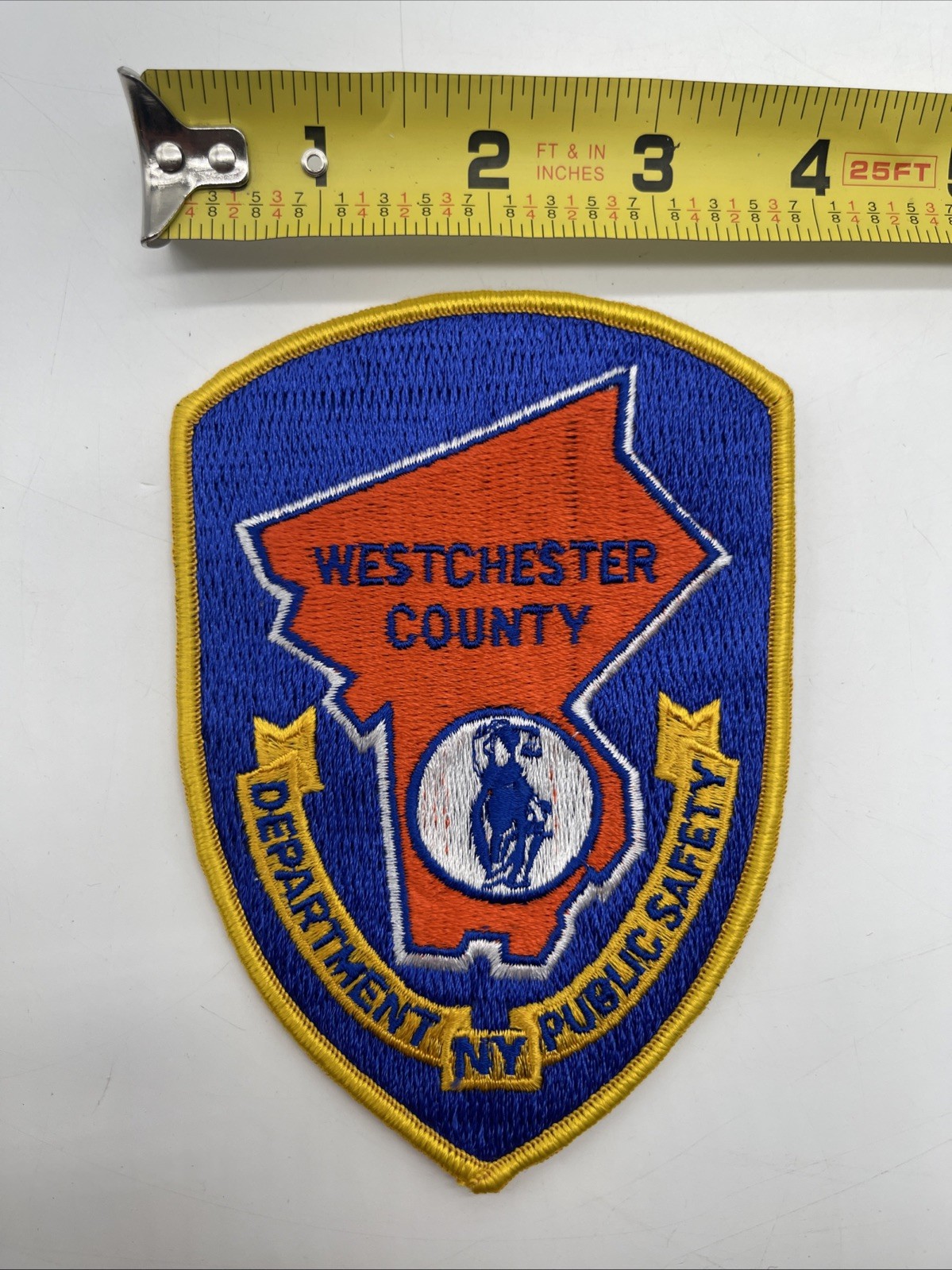 Westchester County New York NY Department Of Public Safety Patch~4x5.5”