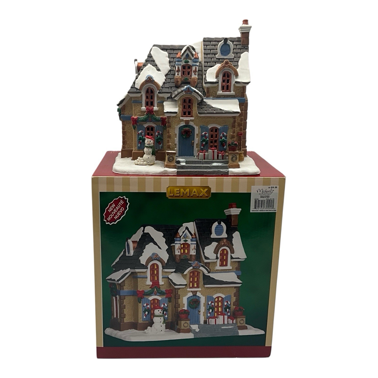 Lemax Christmas Village Pierre's Christmas Building 35504 Lighted 2013 Retired