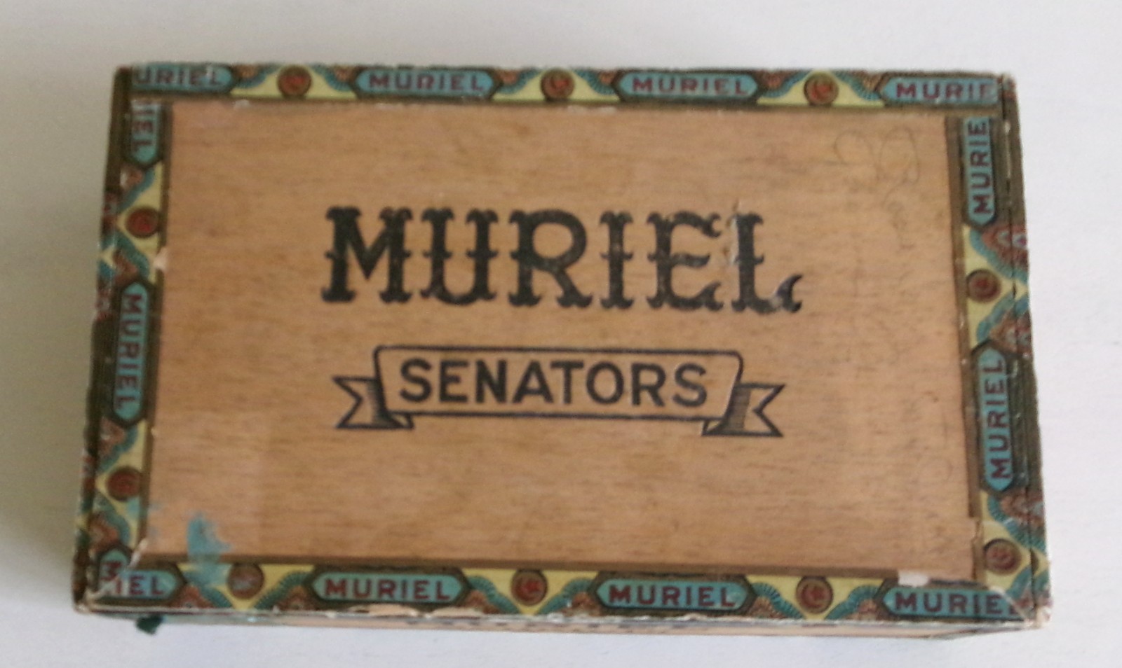 Vintage Wooden Muriel Senators Cigar Box Vintage Wooden Muriel Senators Cigar Box