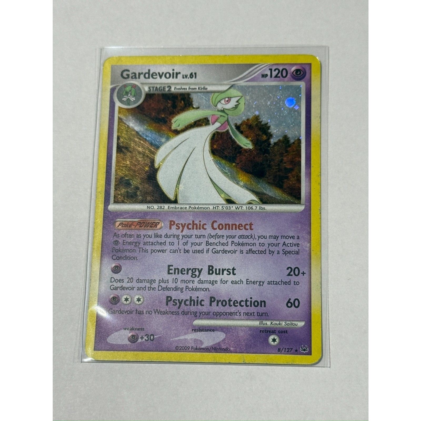 The Pokémon Company Gardevoir 8/127 Platinum English Holo Rare 2009 120 MP