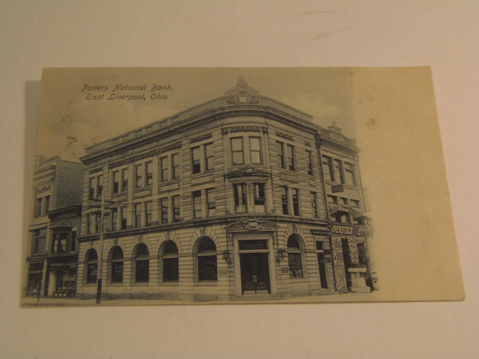 2 East Liverpool, Ohio Postcards; Potters National Bank and Fifth Street East 2 East Liverpool, Ohio Postcards; Potters National Bank and Fifth Street East